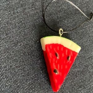 Small Watermelon Slice charm Pendant